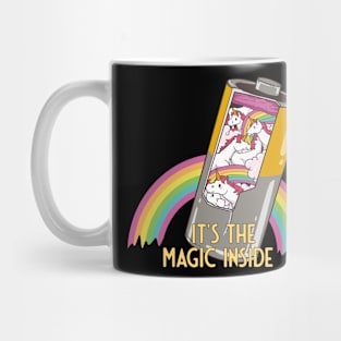 Unicorn Battery Magic Inside Mug